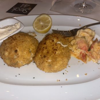 Steak 44 - Crab Cake "Oscar" lobster Alaskan King Crab & Rock Shrimp Mac & Cheese - Steakhouses Near Me - Phoenix, Arizona Steak 44 - Crab Cake "Oscar" lobster Alaskan King Crab & Rock Shrimp Mac & Cheese - Steakhouses Near Me - Phoenix, Arizona
