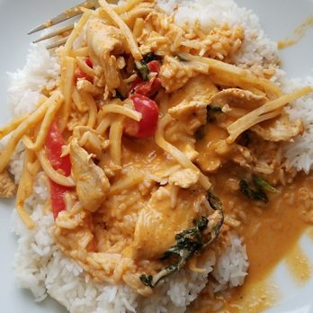 Thai Basil - Red Curry Chicken lunch combo - Thai Near Me - Saugus, California