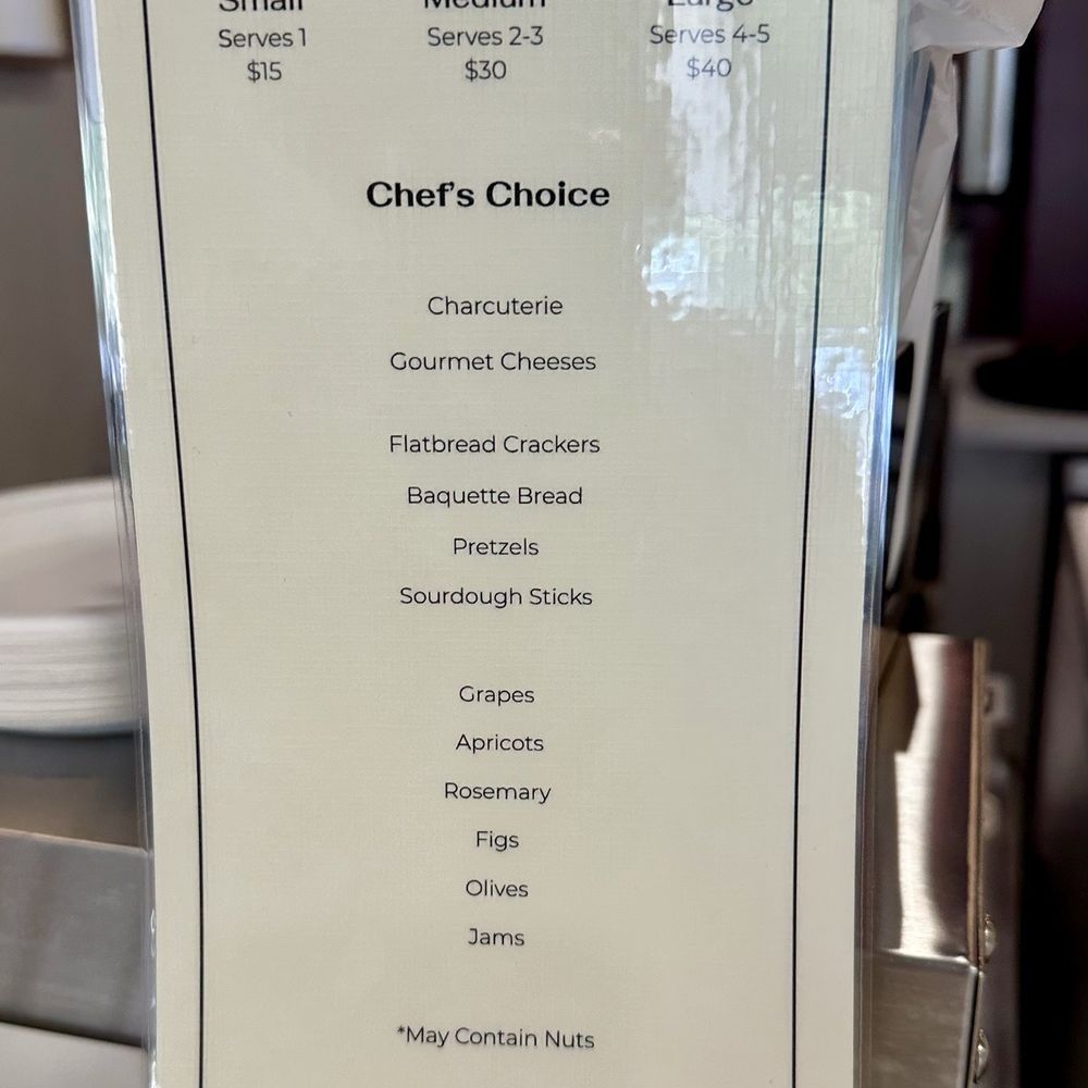 The Lady Vintner - Food choices. - Wine Tasting Room Near Me - Rockville, Maryland The Lady Vintner - Food choices. - Wine Tasting Room Near Me - Rockville, Maryland