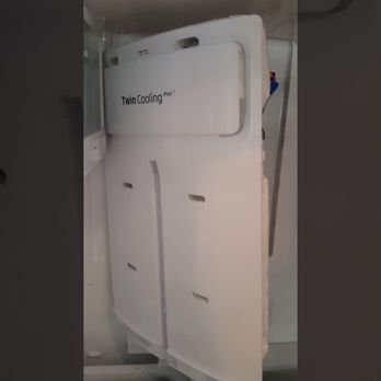 RGV Appliance Repair - Taking back plate out to reveal refrigerator evaporator coils. - Appliances & Repair Near Me RGV Appliance Repair - Taking back plate out to reveal refrigerator evaporator coils. - Appliances & Repair Near Me