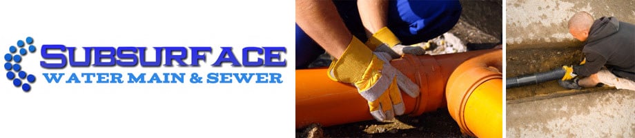 Slide of Subsurface Water Main and Sewer