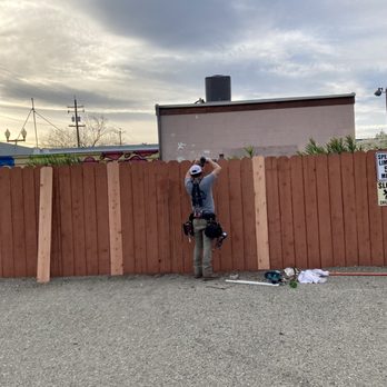 Handyman Gutierrez - Repairing fallen fence - Handyman Near Me