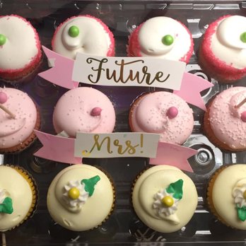 Barb's Bakery - SO happy with how these cupcakes turned out. I ordered the pink champagne, cosmo and lemon raspberry for my friend's bachelorette party! - Bakeries Near Me - Phoenix, Arizona