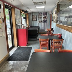 Tribe Pride Pizza - The small dining area