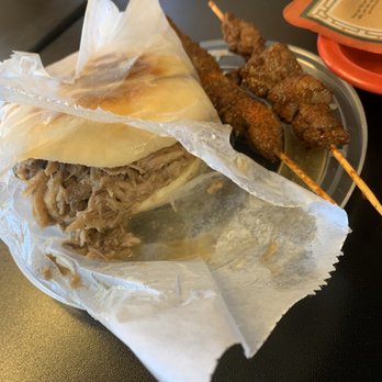 Gene's Chinese Flatbread Cafe - Spicy Cumin Lamb Skewers and #3 Pork Flatbread Sandwiches - Chinese Near Me - Boston, Massachusetts Gene's Chinese Flatbread Cafe - Spicy Cumin Lamb Skewers and #3 Pork Flatbread Sandwiches - Chinese Near Me - Boston, Massachusetts