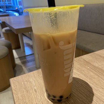 Junbi - Guava black tea with tapioca - Coffee & Tea Near Me - Princeton, New Jersey Junbi - Guava black tea with tapioca - Coffee & Tea Near Me - Princeton, New Jersey