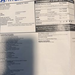 Joe Machens Hyundai - This is the actual sticker that I received when I arrived.
