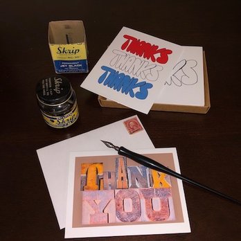 Just Write Arts - Thank You cards sold individually or in boxed sets of 5 notes - Cards & Stationery Near Me - Los Gatos, California