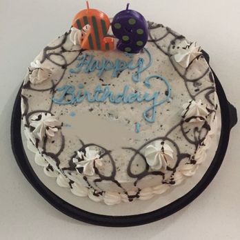 Dairy Queen - Cake with happy birthday written on it. This cake was from this store - Ice Cream & Frozen Yogurt Near Me - Cerritos, California