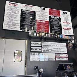 The menu