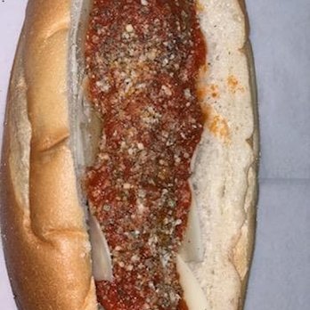 R&C Deli - Meatball Parmigiana with homemade sauce, provolone cheese and topped with grated cheese. - Delis Near Me - New Castle, Delaware R&C Deli - Meatball Parmigiana with homemade sauce, provolone cheese and topped with grated cheese. - Delis Near Me - New Castle, Delaware