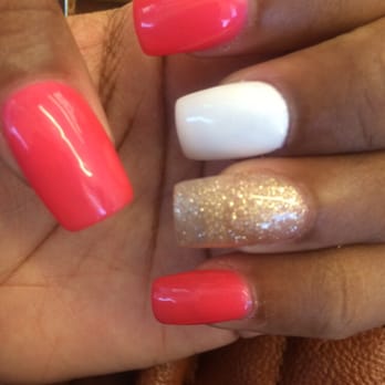 Chic Studio Nails & Spa - My nails! First time here! Pic was taken in the shop. - Nail Salons Near Me - Manhattan Beach, California Chic Studio Nails & Spa - My nails! First time here! Pic was taken in the shop. - Nail Salons Near Me - Manhattan Beach, California