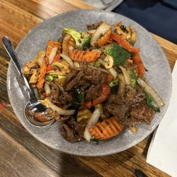 The Grain Thai Restaurant - Black Been Beef Stirfry