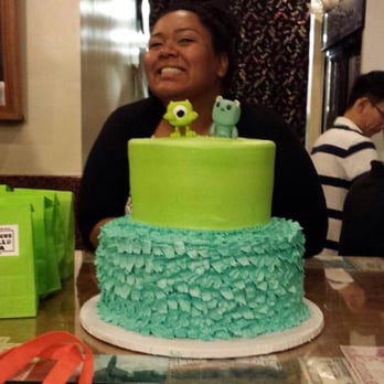 Happy Bakery - Perfect monsters inc. baby shower cake. Blue cake with green lemon frosting. Only place I get cakes from. - Bakeries Near Me - El Monte, California Happy Bakery - Perfect monsters inc. baby shower cake. Blue cake with green lemon frosting. Only place I get cakes from. - Bakeries Near Me - El Monte, California
