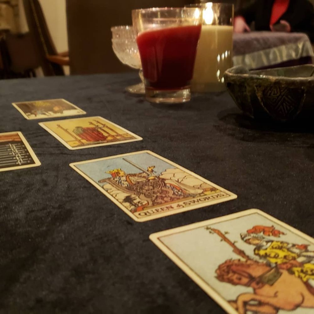 Social spots from Spilled Tea Tarot
