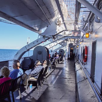 SS Badger - Enjoy the deck - weather permitting! - Public Transportation Near Me - Ludington, Michigan SS Badger - Enjoy the deck - weather permitting! - Public Transportation Near Me - Ludington, Michigan