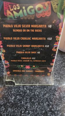 Menu photo 4 Los Amigos Bar & Grill Burbank, CA