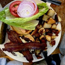 Bacon Blue Cheeseburger