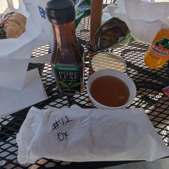 Crackle and Crumb - Oxtail sandwich with broth and tea - Vietnamese Near Me - Reno, Nevada Crackle and Crumb - Oxtail sandwich with broth and tea - Vietnamese Near Me - Reno, Nevada