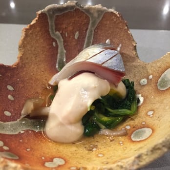 Nanzan GiroGiro - Saba with spinach cold dish - Japanese Near Me - Honolulu, Hawaii