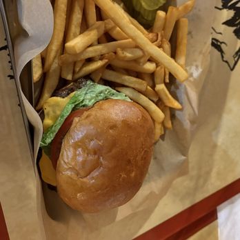 The Filling Station - Cheeseburger, fries and all the toppings cooked to preferred wellness. - Bars Near Me - Florence, Wisconsin The Filling Station - Cheeseburger, fries and all the toppings cooked to preferred wellness. - Bars Near Me - Florence, Wisconsin