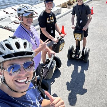 Segway of Naples - Our fearless leader, Carl, takes a group selfie. - Tours Near Me - Naples, Florida Segway of Naples - Our fearless leader, Carl, takes a group selfie. - Tours Near Me - Naples, Florida