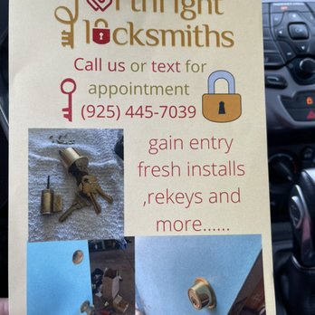 Forthright Locksmith - Flyers for our locksmith side - Keys & Locksmiths Near Me