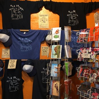 Old Paint Records - Logo shirts printed by Old Paint, and fun postcards - Vinyl Records Near Me - Tucson, Arizona