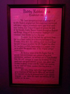 Menu photo 1 Daddy Rabbits Pub Lewisville, TX