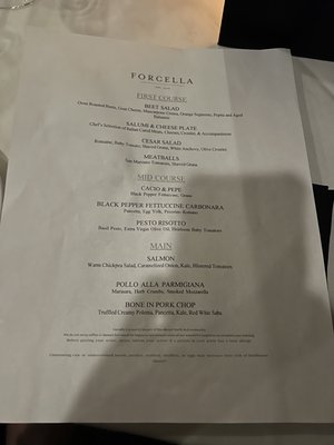 Menu photo 3 Forcella Boston, MA