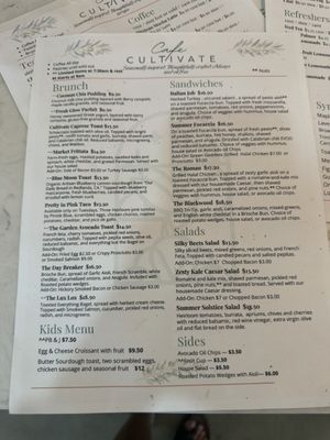 Menu photo 3 Cafe Cultivate Redlands, CA Menu photo 3 Cafe Cultivate Redlands, CA