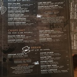 Miyagi and Jones - Menu 2