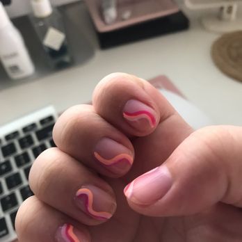 Pinks Nail Spa - This is what I ended up getting, cute! But not worth $68 after tip - Nail Salons Near Me - Los Angeles, California Pinks Nail Spa - This is what I ended up getting, cute! But not worth $68 after tip - Nail Salons Near Me - Los Angeles, California