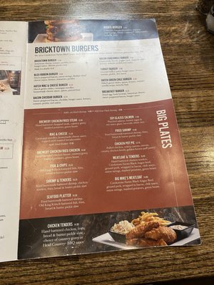 Menu photo 5 Bricktown Brewery Edmond, OK