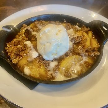 Ocean House Coastal Grille - Peach Cobbler - Seafood Near Me - Marshfield, Massachusetts
