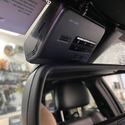 Alpine DVR with front and rear cams include built in ADAS collision avoidance warning by camera info