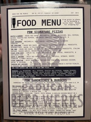 Menu photo 7 Paducah Beer Werks Paducah, KY Menu photo 7 Paducah Beer Werks Paducah, KY