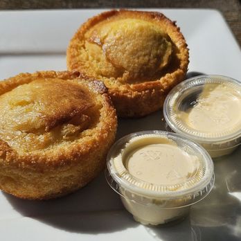Georgia's Restaurant - Cornbread with Honey Butter - Soul Food Near Me - Long Beach, California