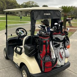 Oaks National Golf Club - Gas powered carts that have usb ports
