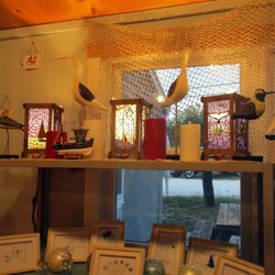 Moby's Cargo - Carved wooden night lights for romance or to keep the monsters away. Vermont lamps made in USA