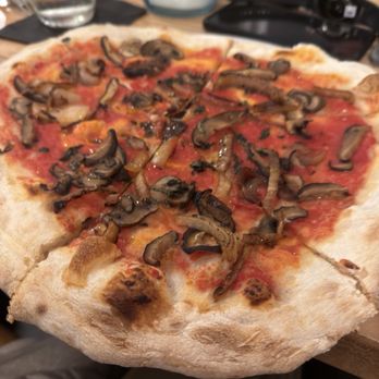 Scratch - Vegan pizza.. see how small an amount of ingredients on the pizza - Italian Near Me - Beaufort, South Carolina Scratch - Vegan pizza.. see how small an amount of ingredients on the pizza - Italian Near Me - Beaufort, South Carolina