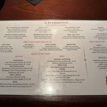 The Harrison - Menu - Bars Near Me - Floral Park, New York The Harrison - Menu - Bars Near Me - Floral Park, New York