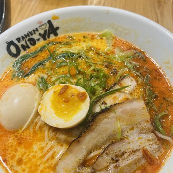 Onoya Ramen - Spicy Tan Tan noodles with one extra egg - Ramen Near Me - Honolulu, Hawaii Onoya Ramen - Spicy Tan Tan noodles with one extra egg - Ramen Near Me - Honolulu, Hawaii