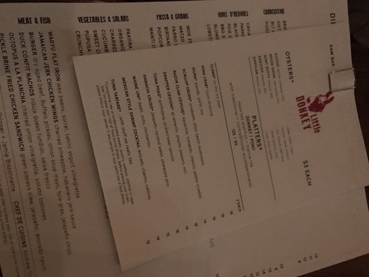 Menu photo 5 Little Donkey Cambridge, MA