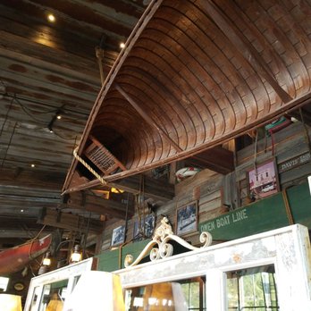 White River Fish House - Hanging canoe - Seafood Near Me - Branson, Missouri White River Fish House - Hanging canoe - Seafood Near Me - Branson, Missouri