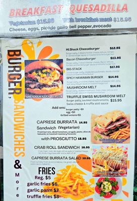 Menu photo 1 Hi Shack Honolulu, HI Menu photo 1 Hi Shack Honolulu, HI