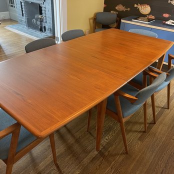Mid Century Mobler - Boat-shaped teak table. - Furniture Stores Near Me - Berkeley, California