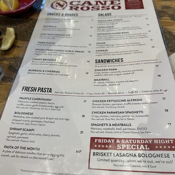 Cane Rosso - Menu - Salad Near Me - Arlington, Texas
