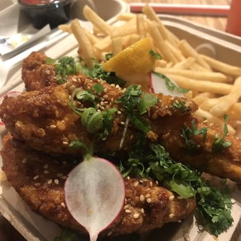 Jesse Boy - Spicy Korean fried chicken tenders with fries - Korean Near Me - Los Angeles, California