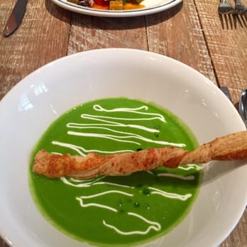 Claudette - Cold sweet pea soup with creme fraiche (lunch pre fixe) - French Near Me - New York, New York Claudette - Cold sweet pea soup with creme fraiche (lunch pre fixe) - French Near Me - New York, New York